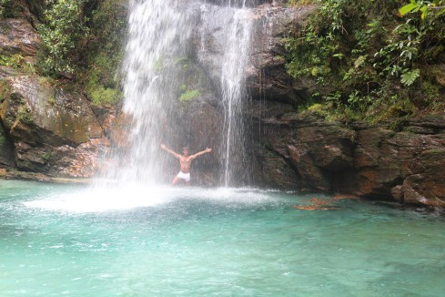 Nas águas azuis de Santa Bárbara!
