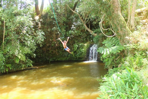 Eu na Cachoeira da Lua