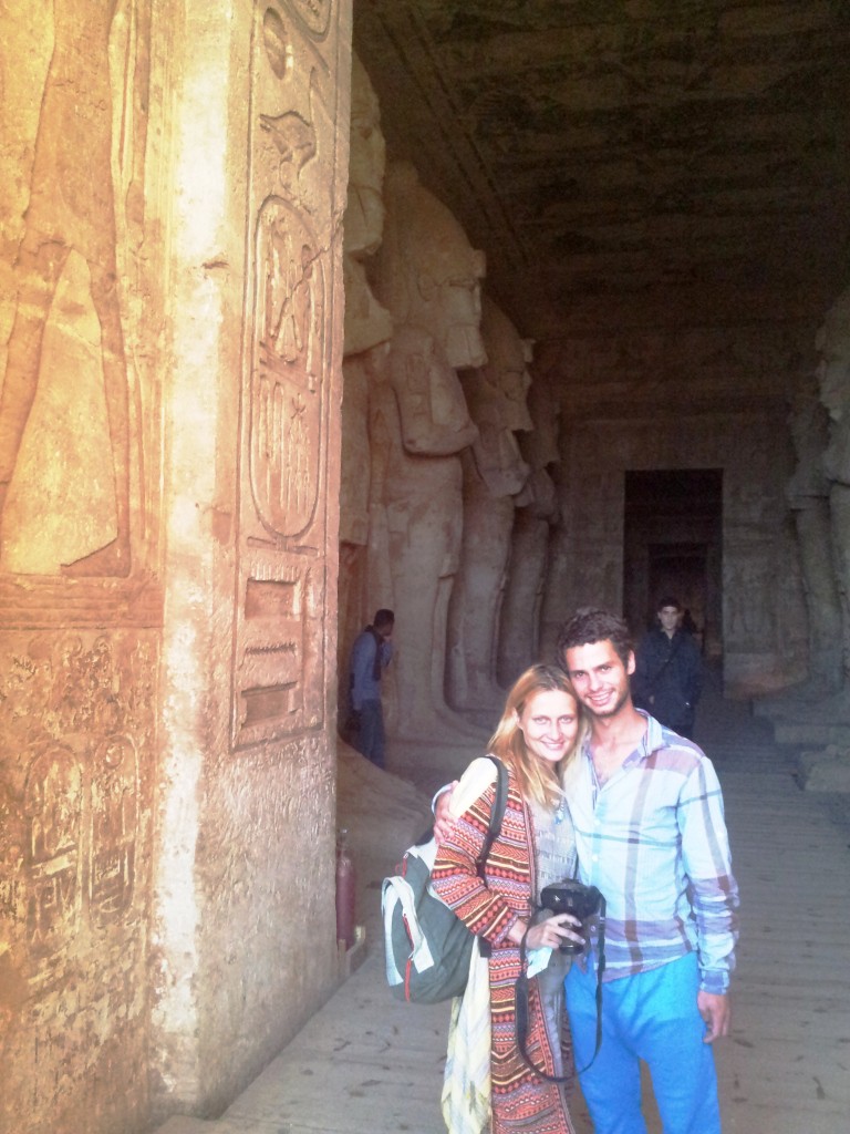 Eu e a Russa em Aswan
