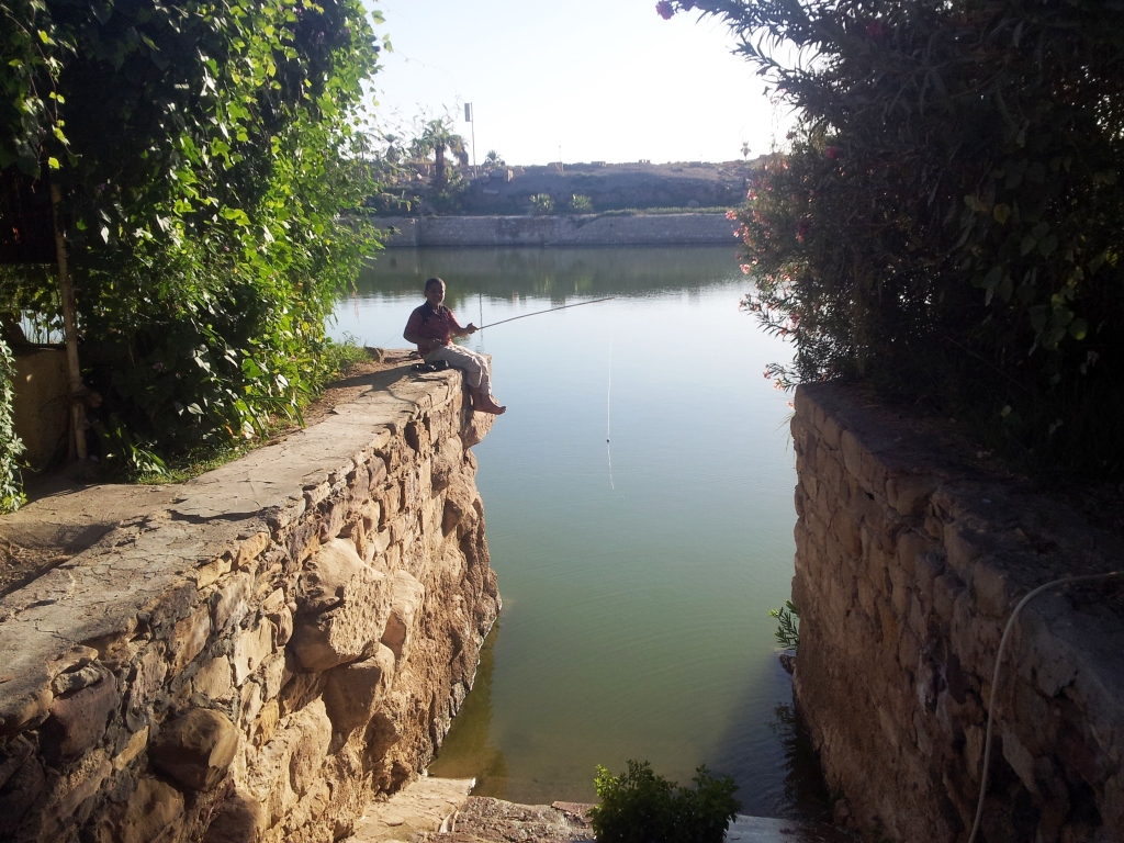 Pescando em Luxor