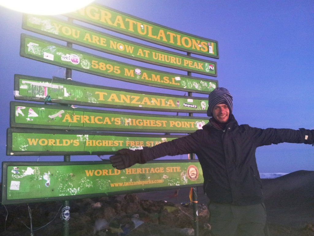 Half a Mission Accomplished. O Topo do Kili.