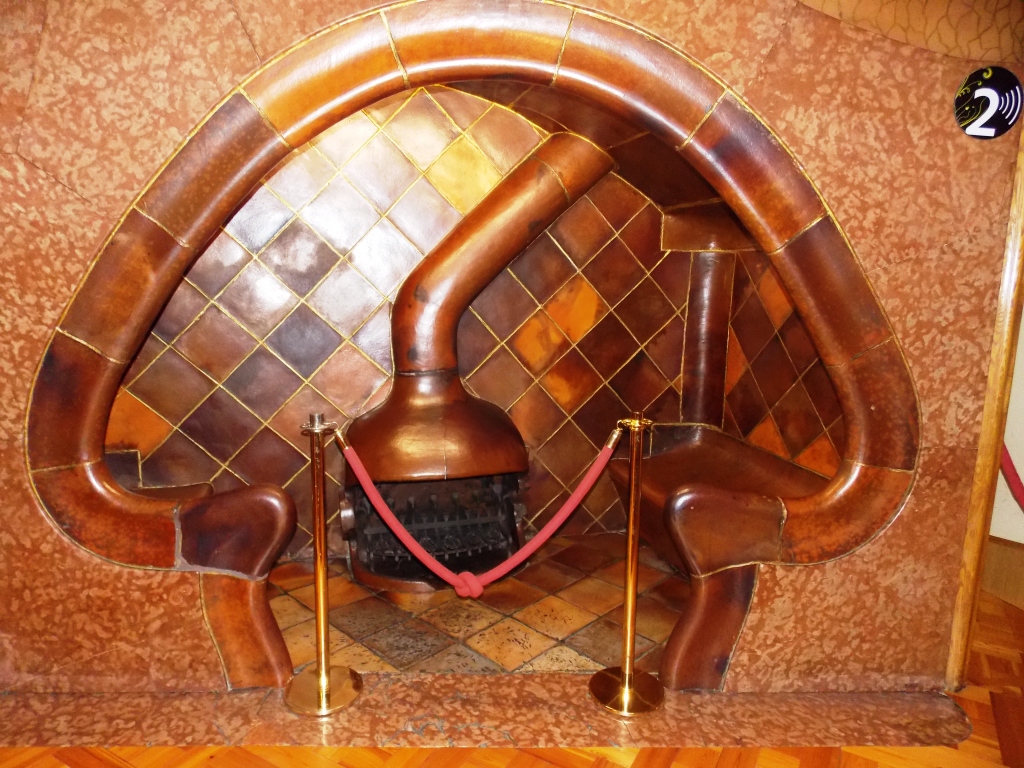Gaudí Fireplace