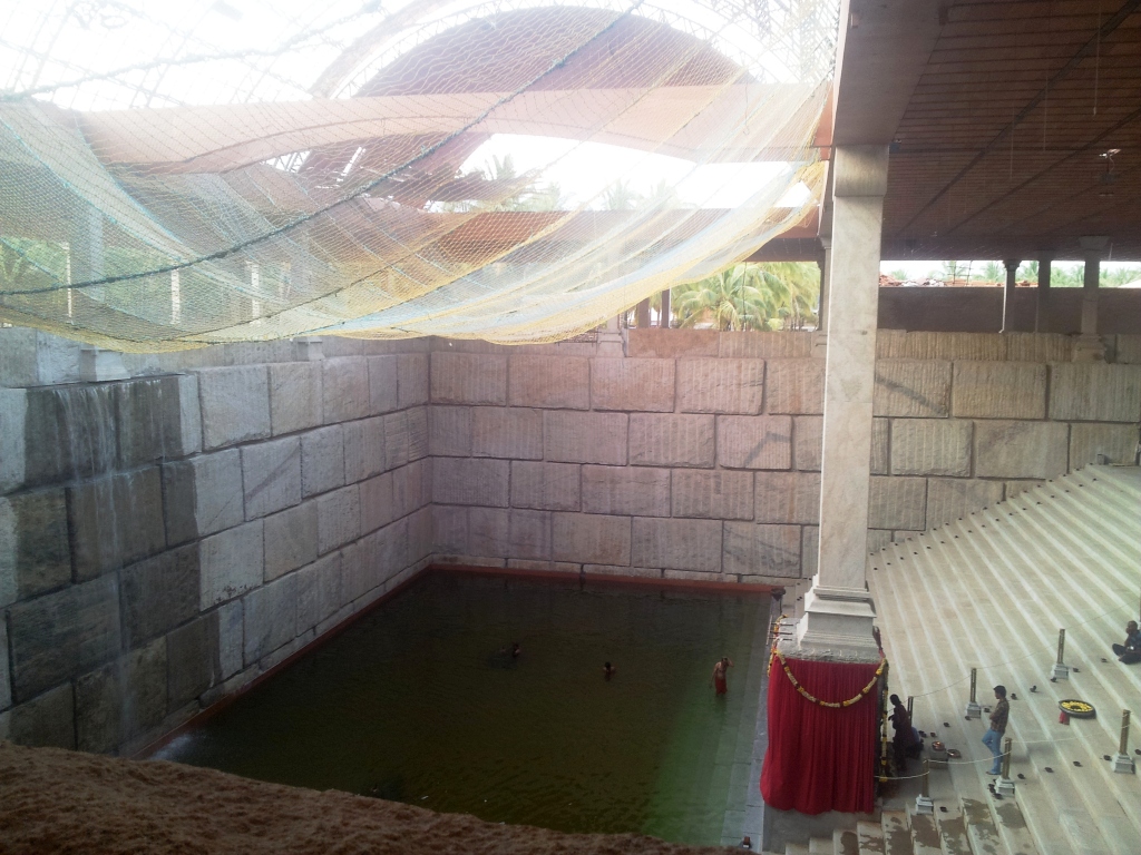 Meditation water temple