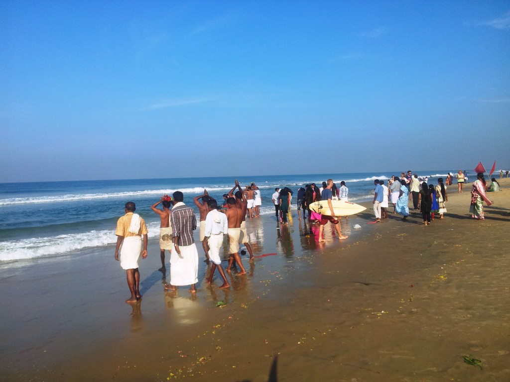 Ashes Ceremony in varkala.