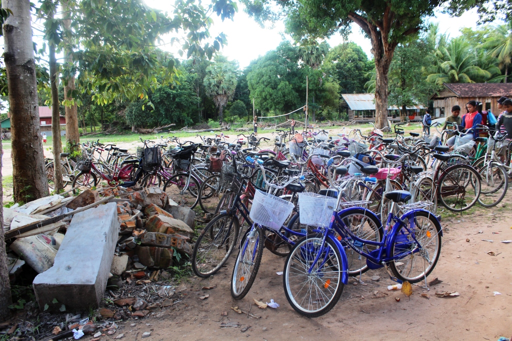 Muitas bikes por lá