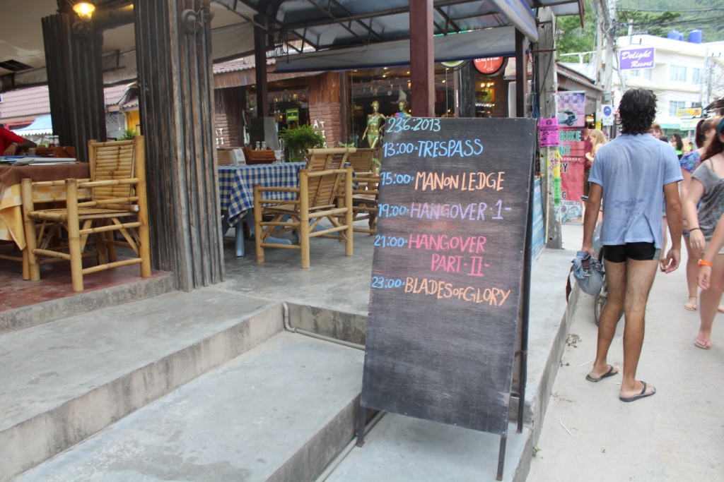 Seleção de filmes temáticos em Koh Phangan