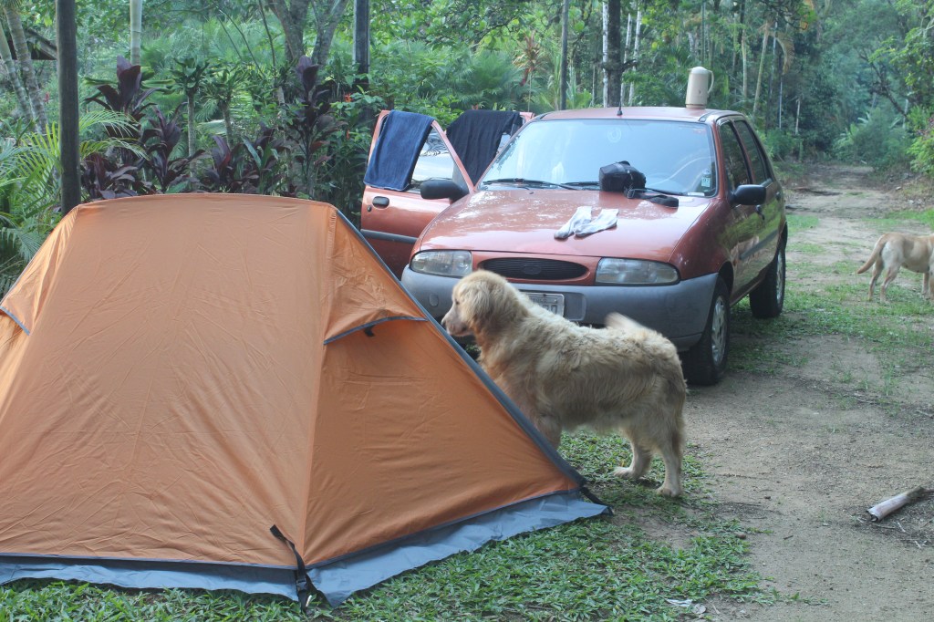 Acampando ao lado do Fiestinha